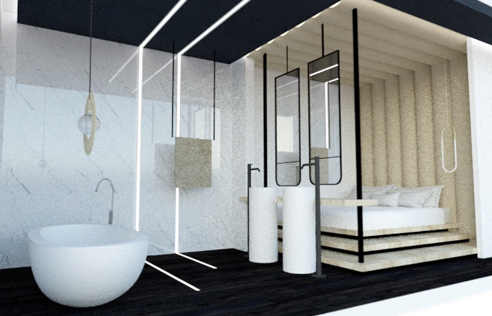 Обложка проекта: Эскиз бутик-отеля для выставки Батимат 2018