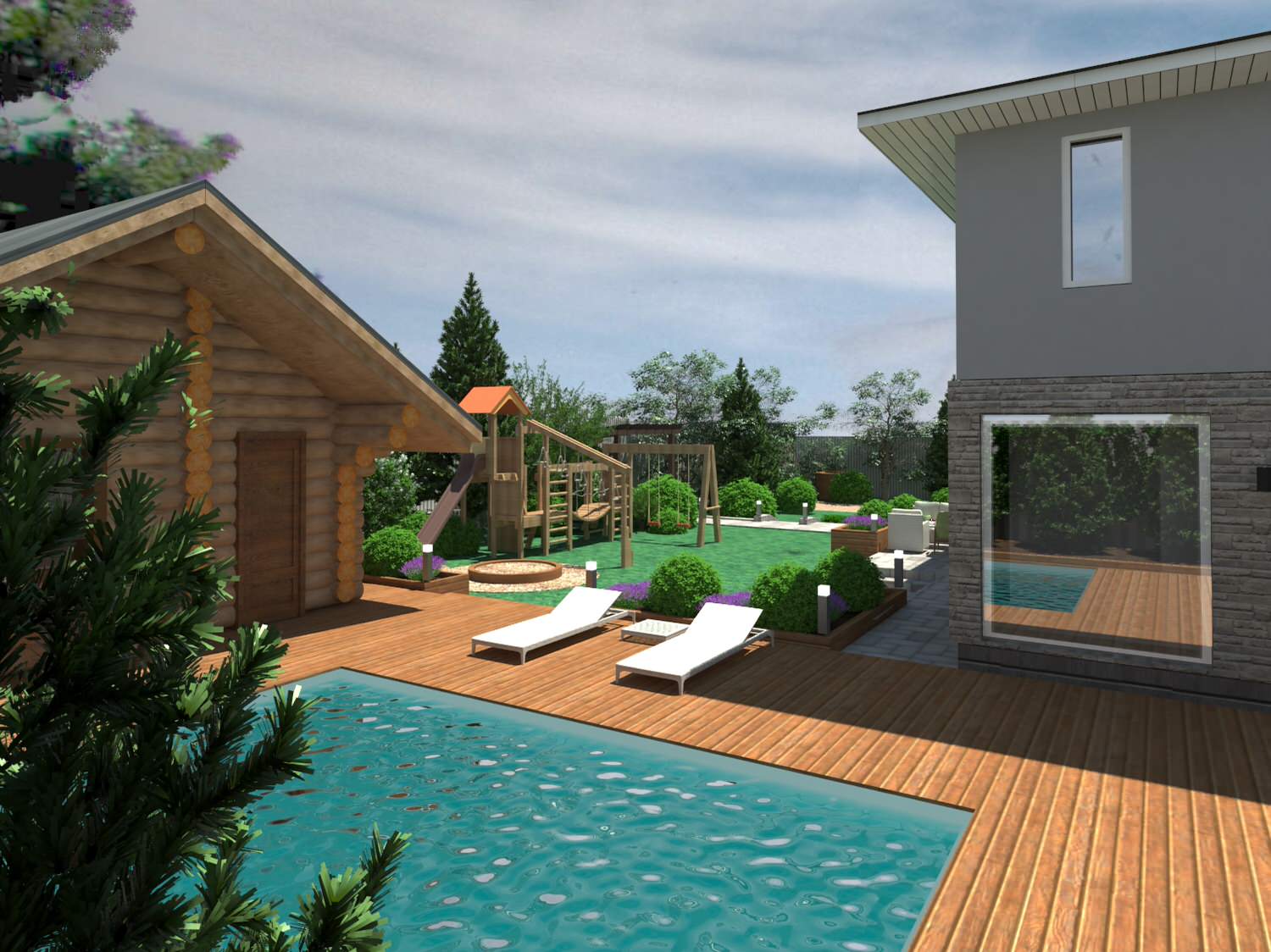 Благоустройство участка, в р-не п. Соловей ключ