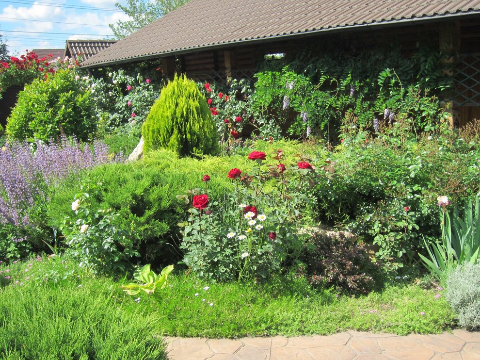 Ландшафт в пейзажном стиле с плавательным прудом 12 соток