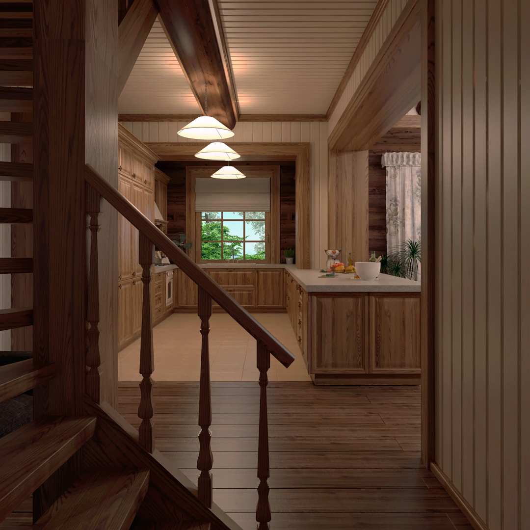 проект дома, ручная рубка.