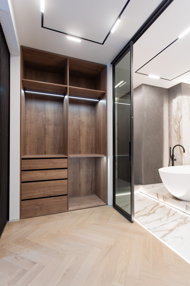 Гардеробная raumplus по двум сторонам