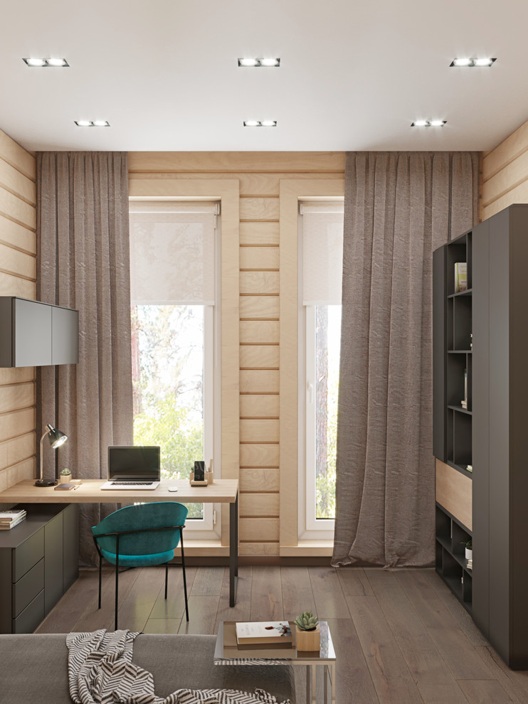 Дом из клееного бруса в пригороде Барнаула