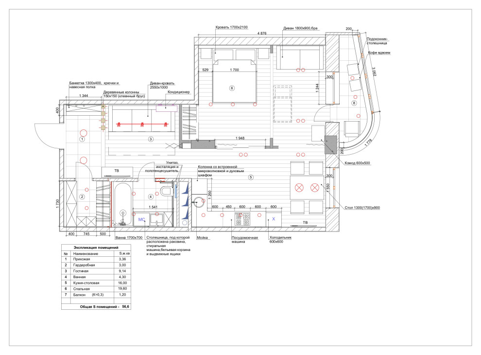 Рабочая часть; квартира в Реутово