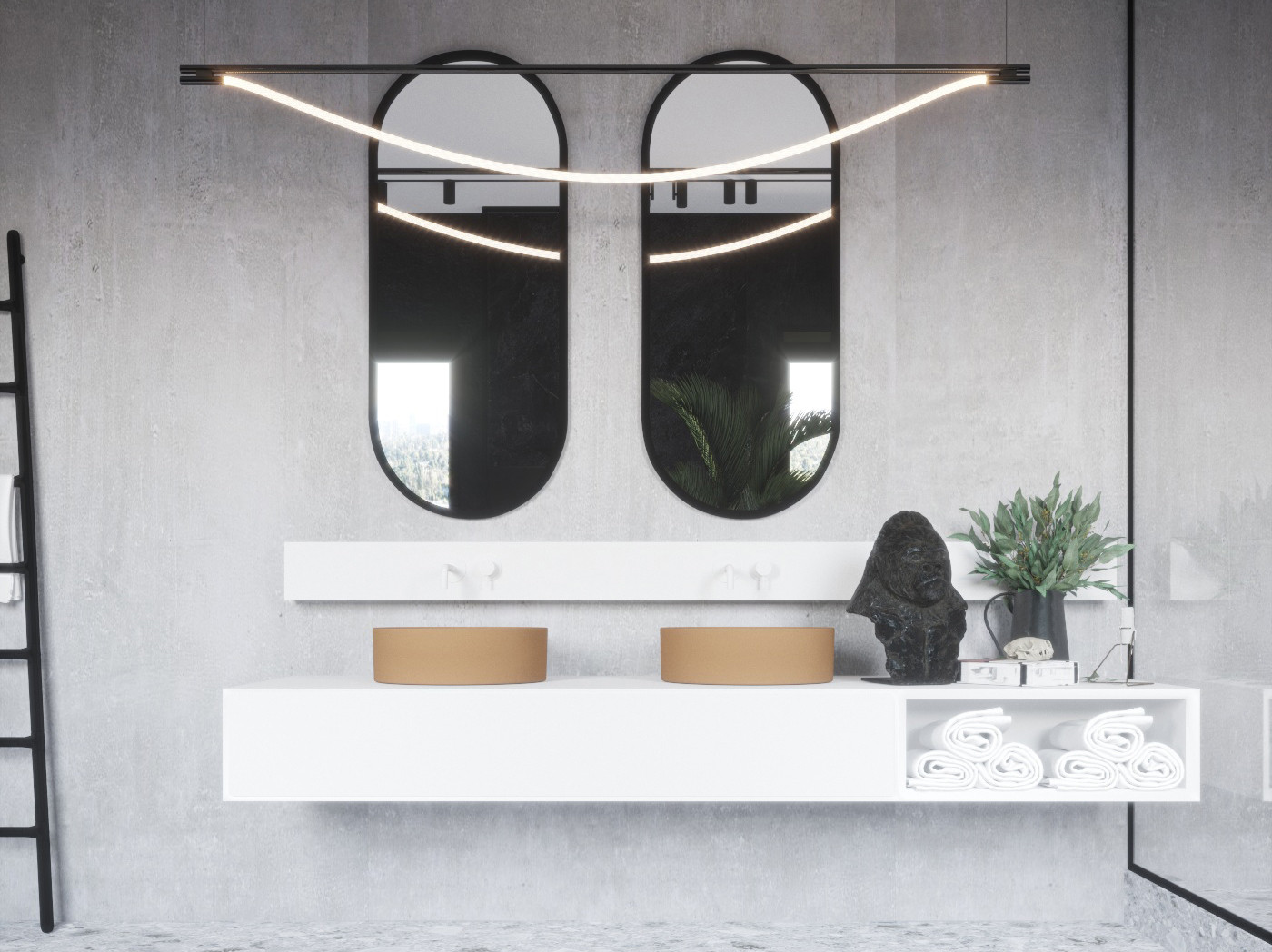 Дом в соснах