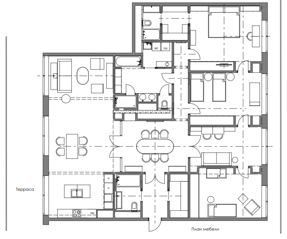 Houzz тур: Пентхаус с видом на всю Москву