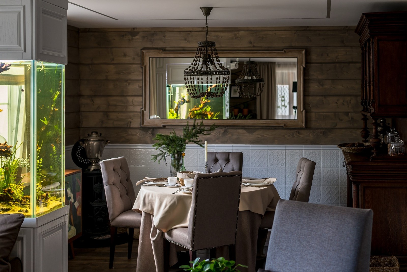 Дачная гостиная с лежанкой