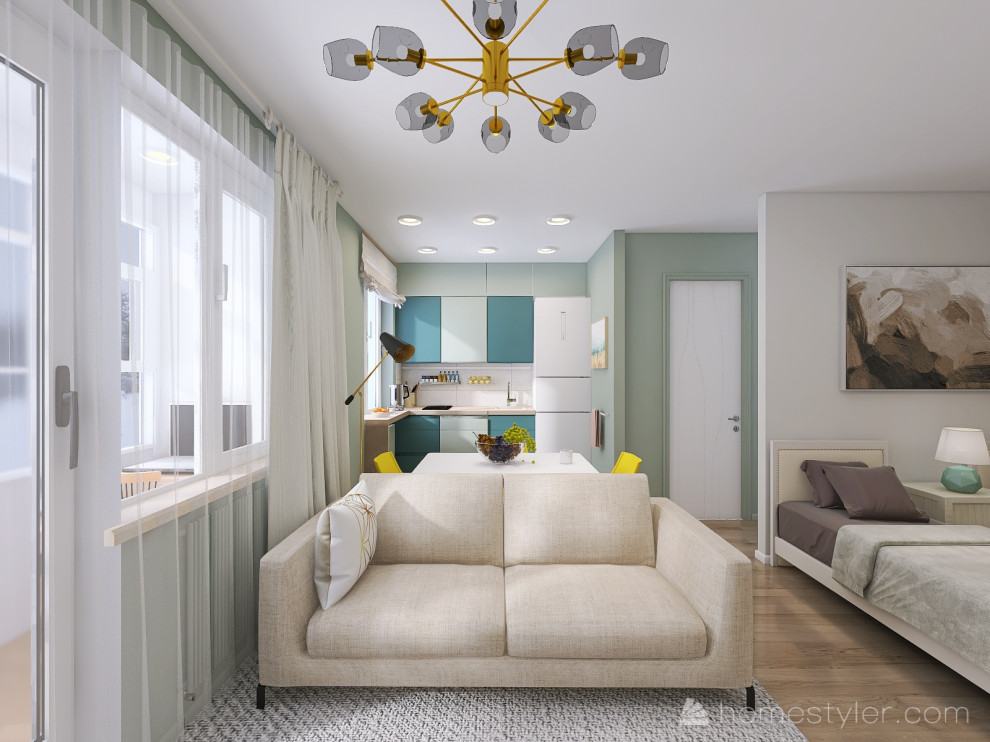 1-комнатная квартира для двух сестер