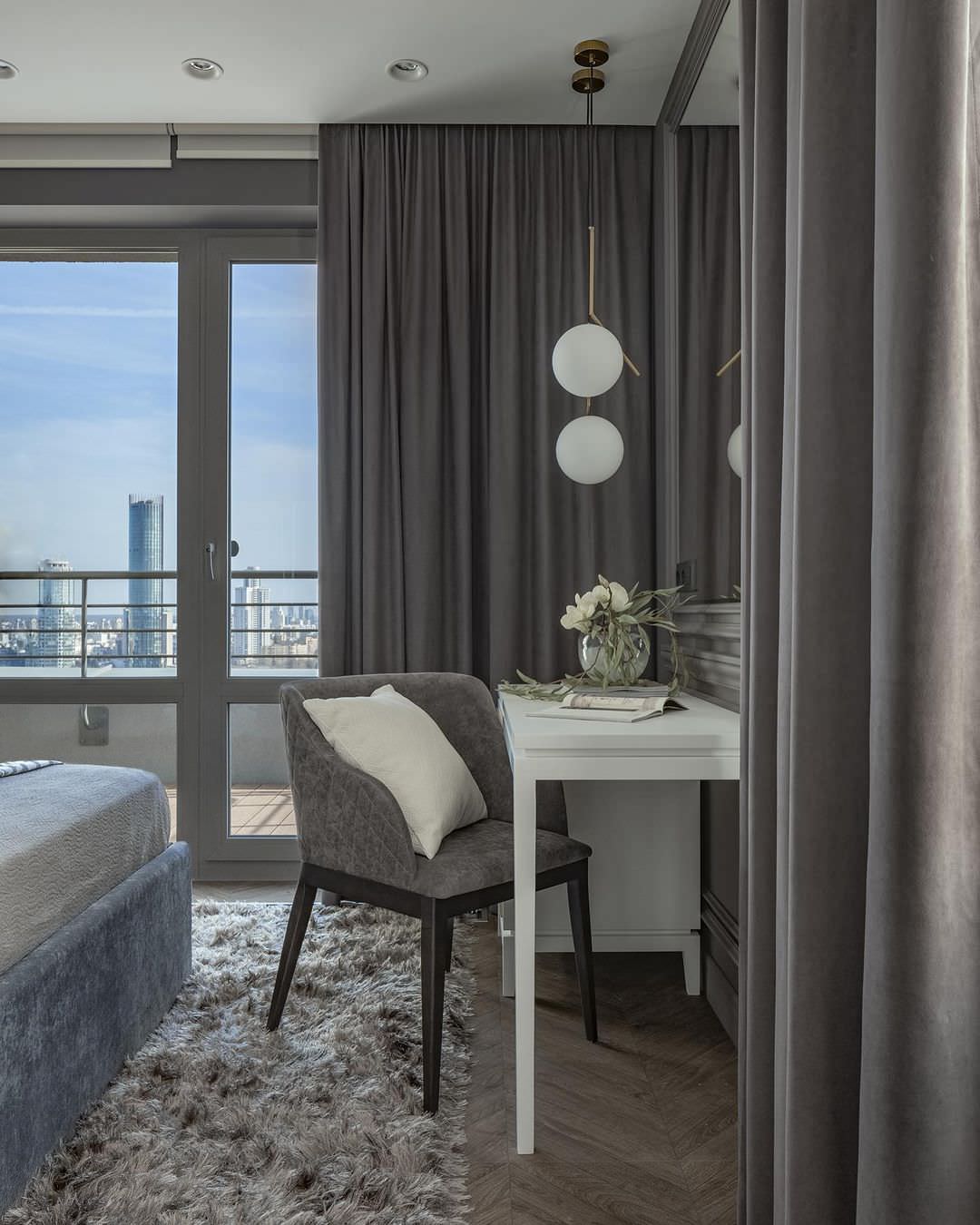 Интерьер квартиры в ЖК "Ольховский парк" по проекту Шабалина Александра