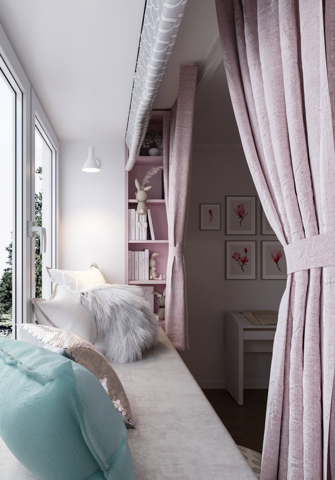 Дизайн проект квартиры "Пудра"