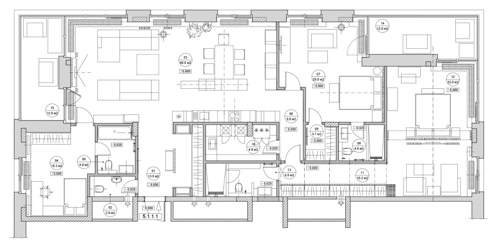 Houzz тур: Квартира в загородном стиле
