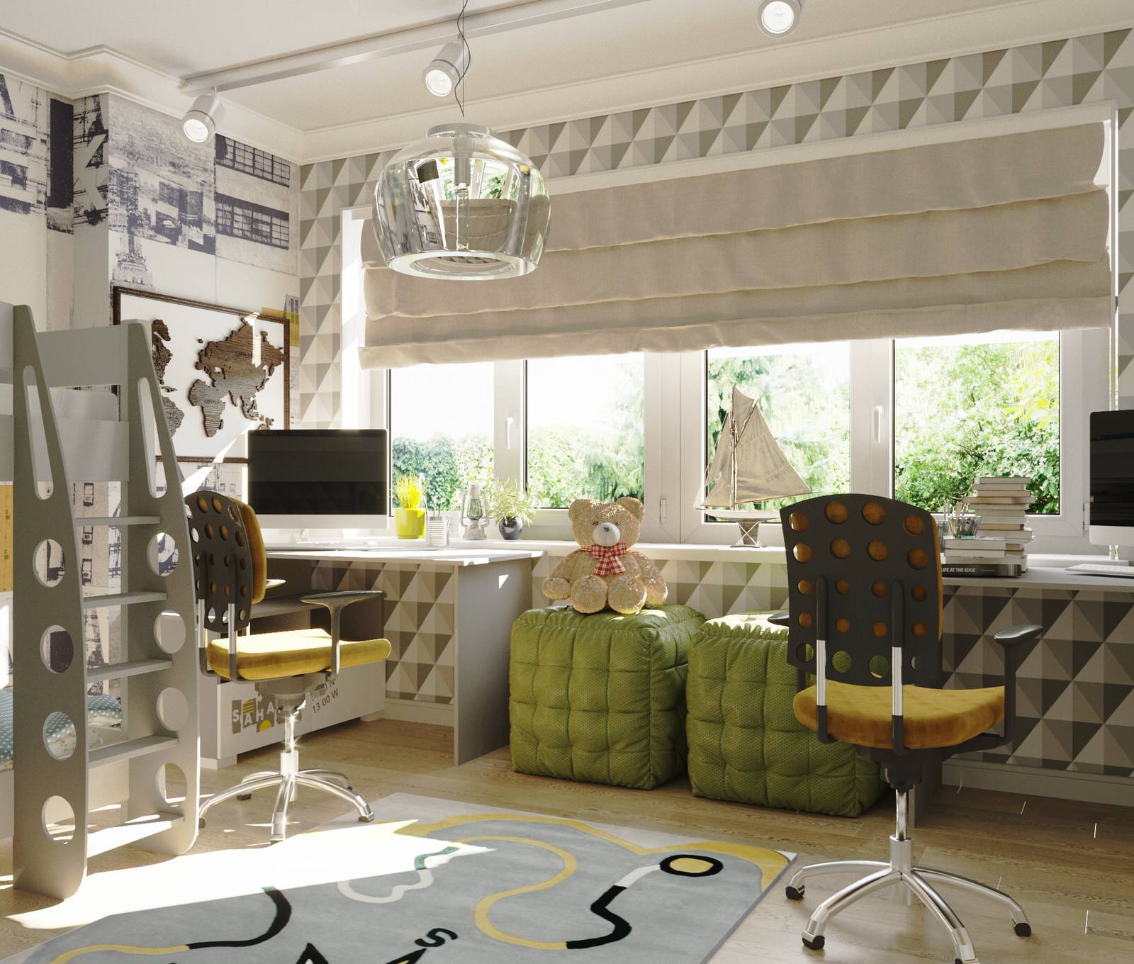 Обложка проекта: Travel комната для мальчика подростка