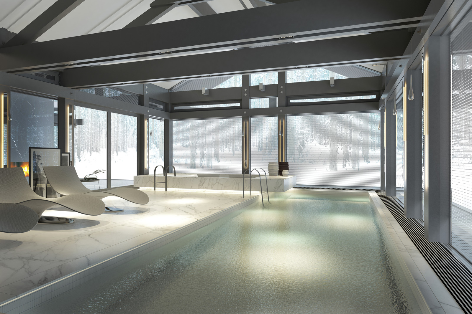 Дом с бассейном в клубном поселке "ArtEco"