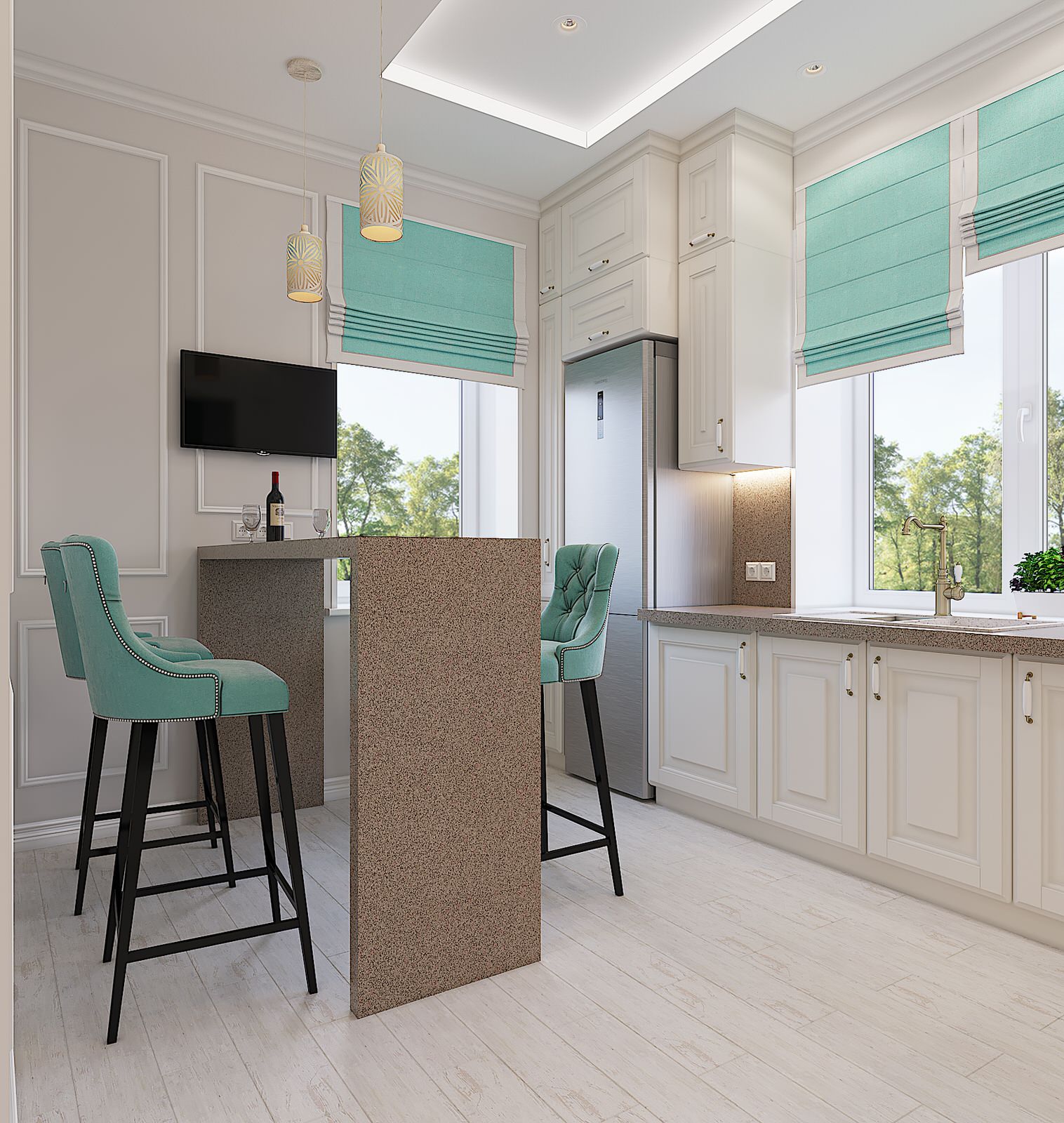 Нежная лазурь