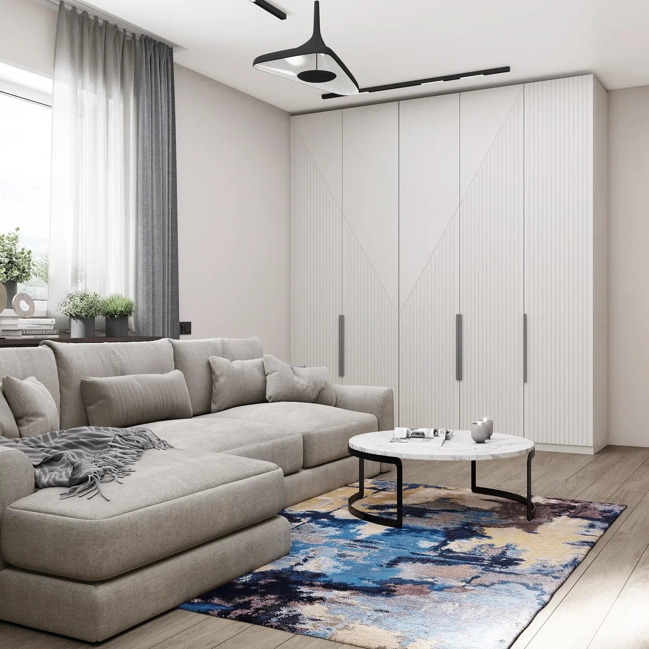 Обложка проекта: Классический стиль в двухкомнатной квартире