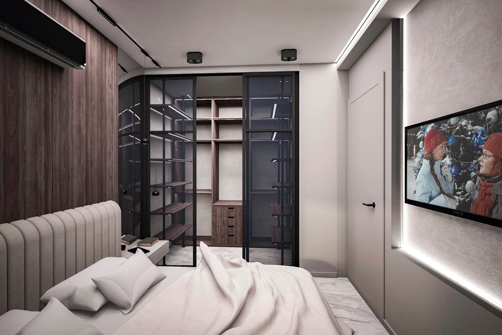 Спальня в проекте "Алена"