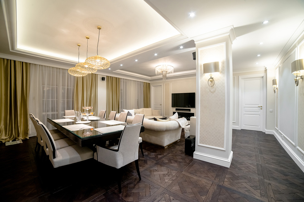 Ремонт пятикомнатной квартиры 210 кв.м в стиле неоклассика