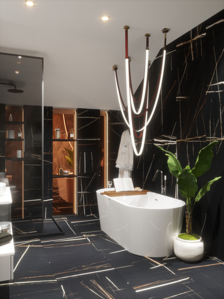 Ванная комната в коттедже