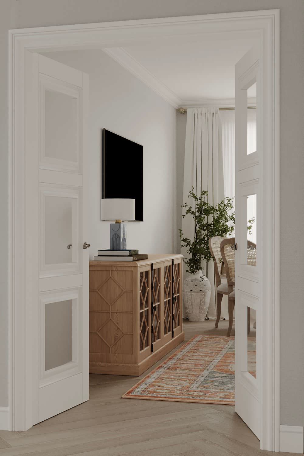 Квартира с элементами сталинского ампира