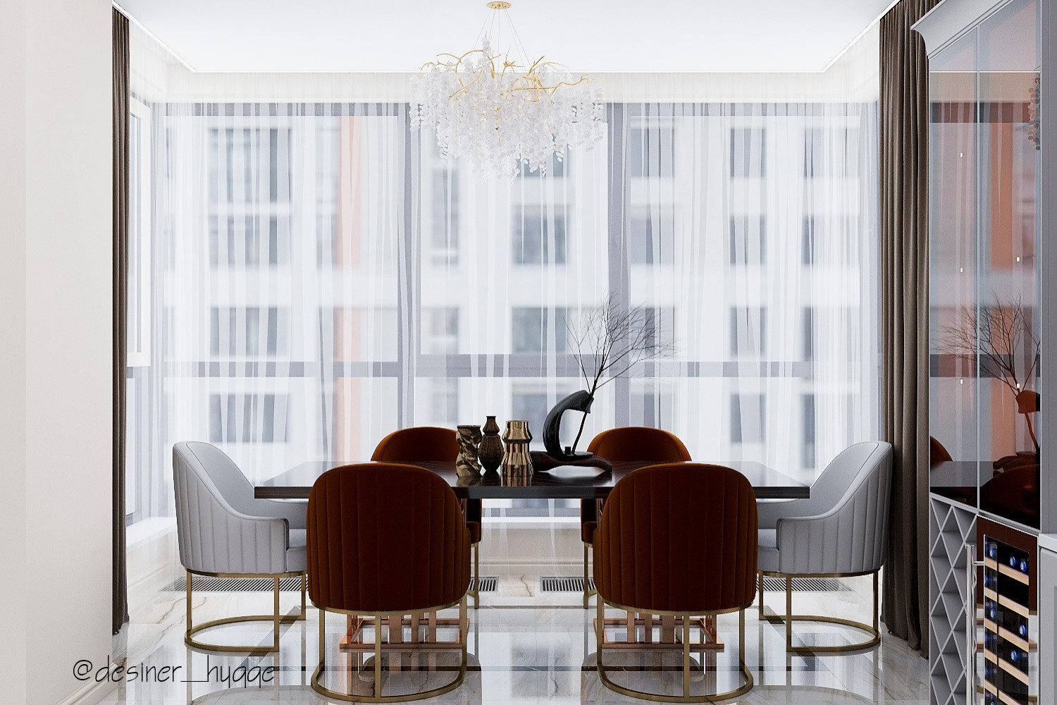 Арт-деко в ЖК "Лахта Плаза"