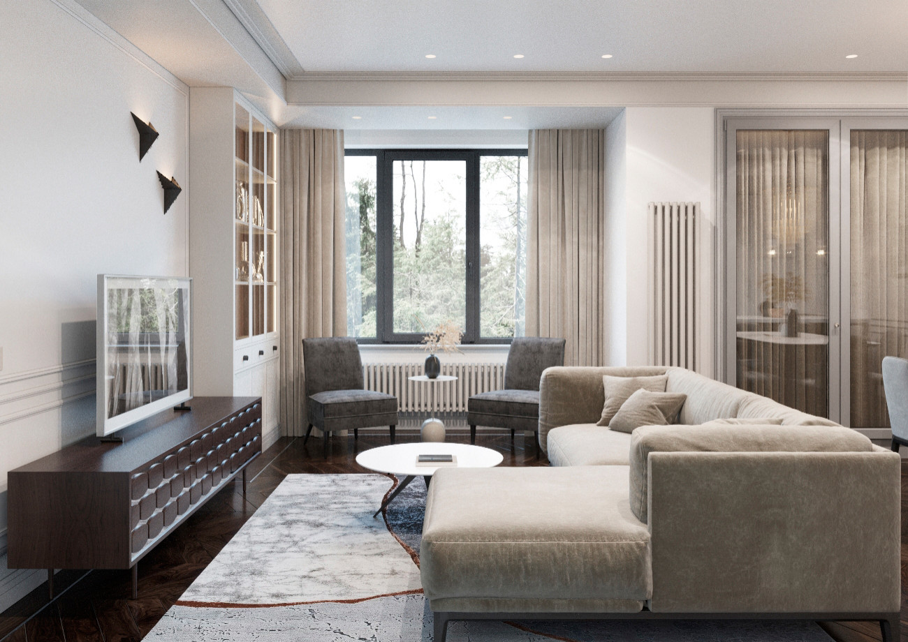 Свежая классика в светлых тонах