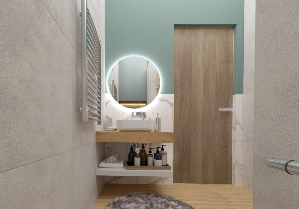 Легкий бирюзовый акцент