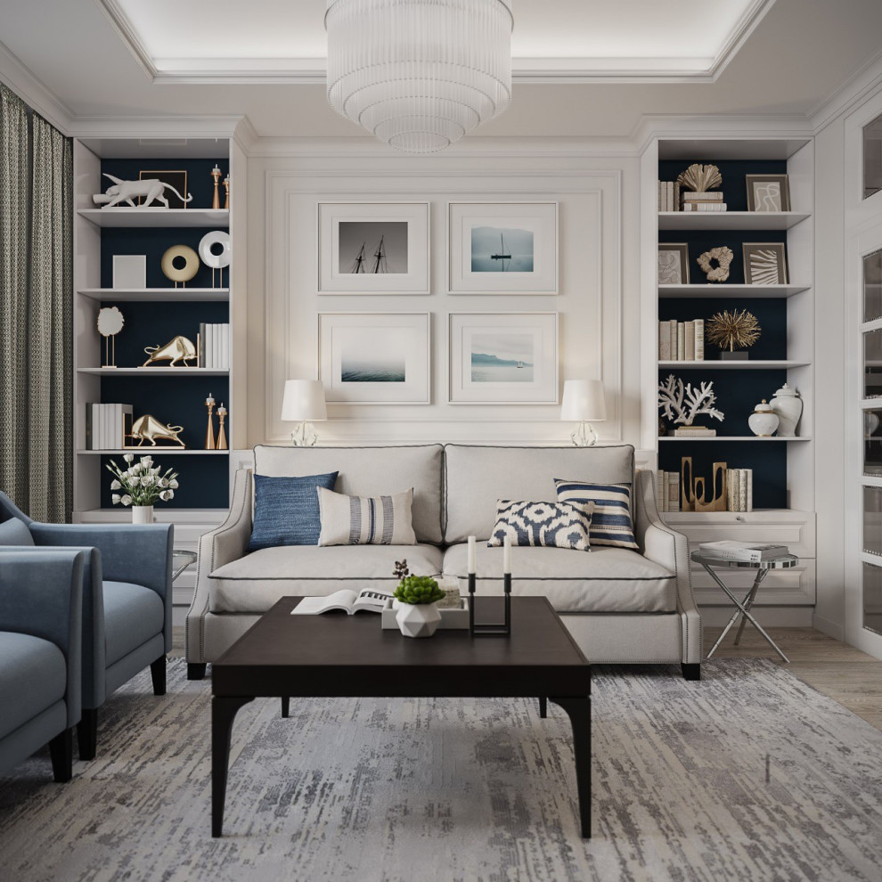 3-комнатная квартира в стиле Американская классика