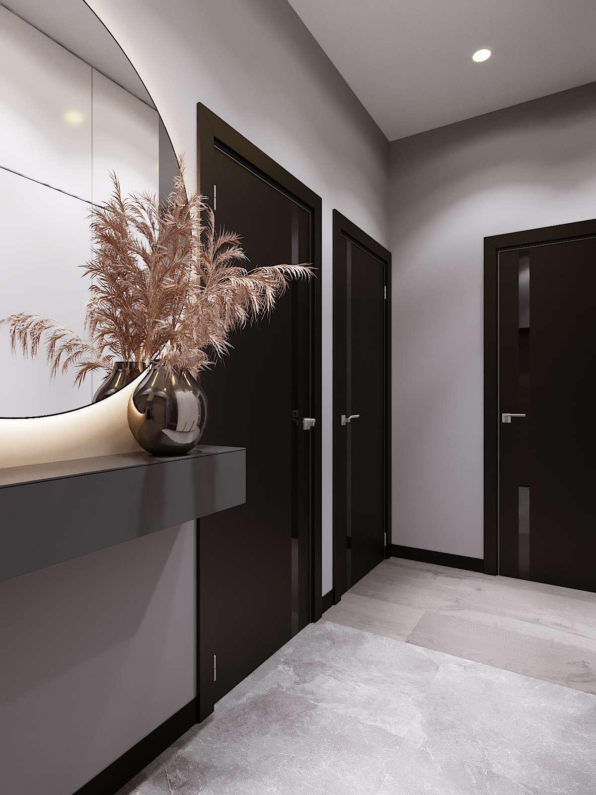 Дизайн-проект  квартира в ЖК «Живописный» 56 м²