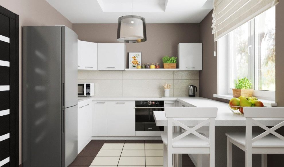 Кухня-столовая в г. Риге