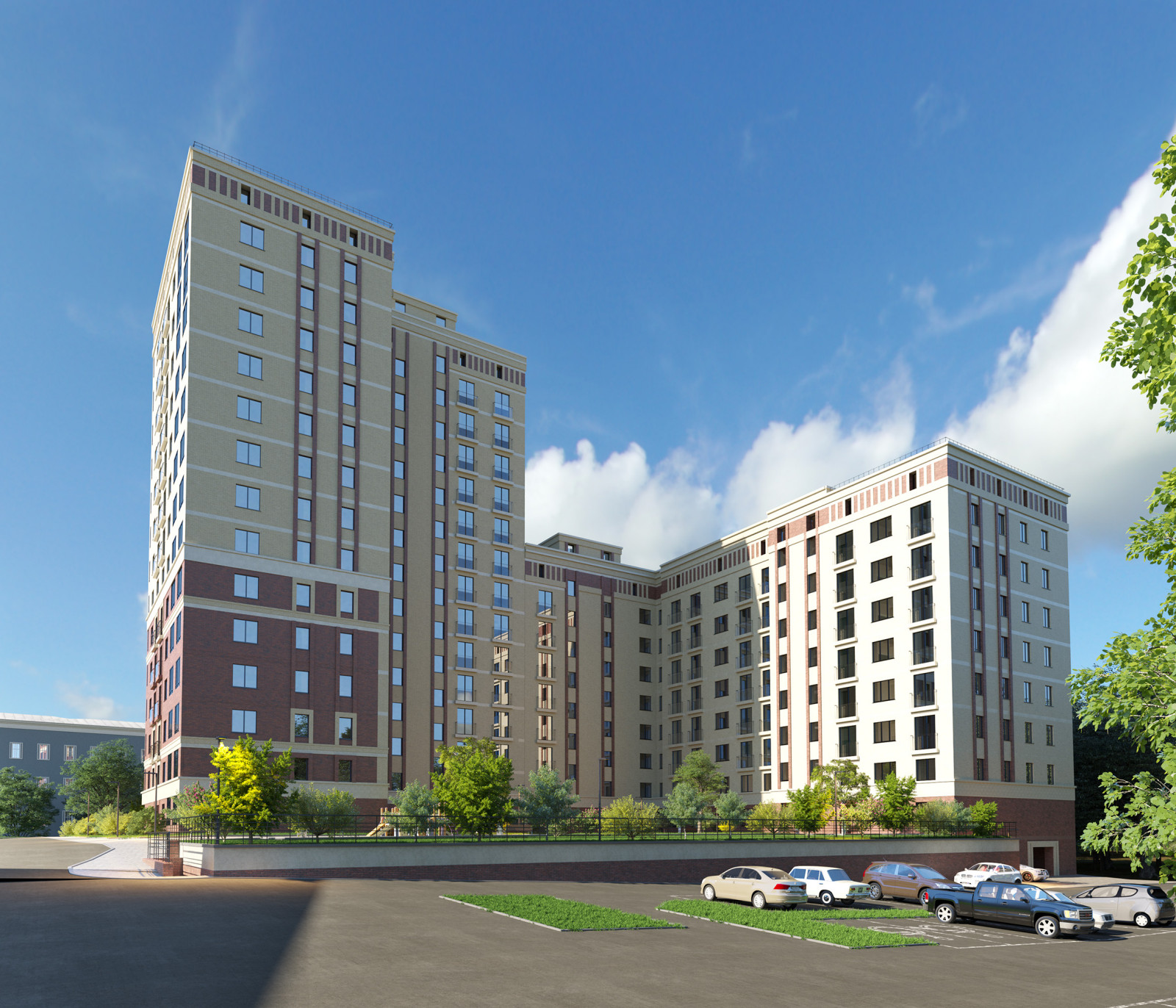 Благоустройство, ЖК "БУЛГАКОВ", СК "СТРИЖИ",Новосибирск