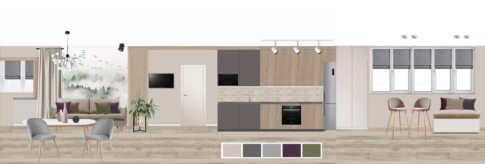 Проект квартиры в Московской области