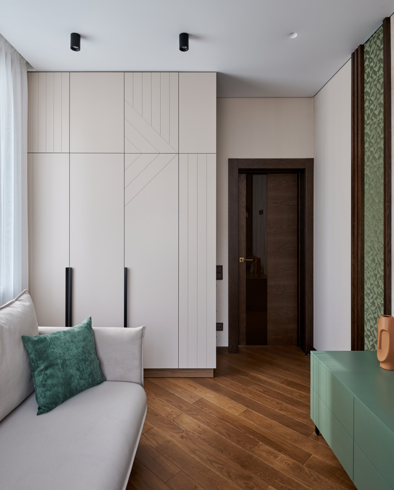 Обложка проекта: 2025г. Реализация квартиры 85 м2 в ЖК "Булгаков"