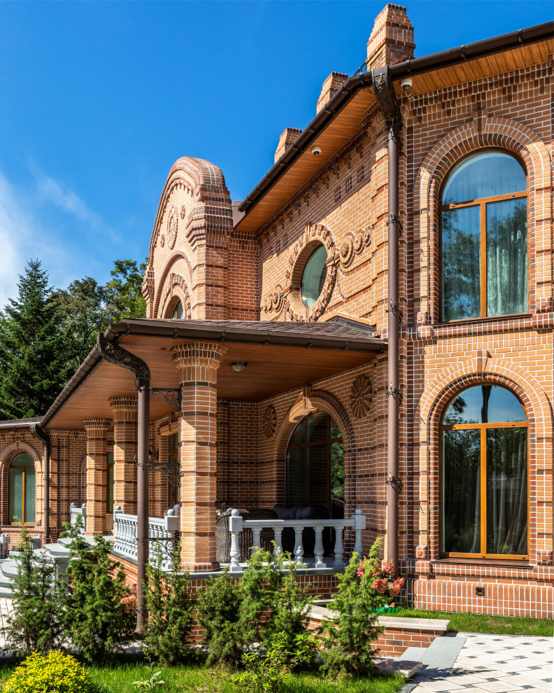 Загородный дом (усадьба) из кирпича