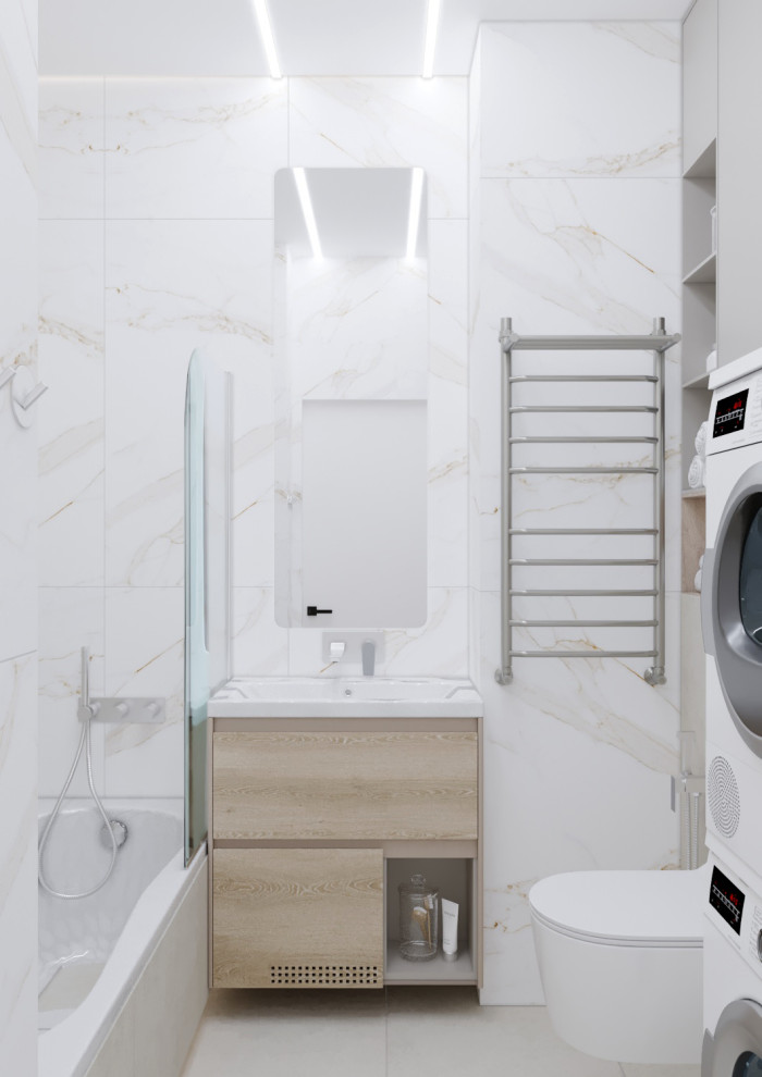 ЖК ЗилАрт дизайн интерьера для семьи из двух человек.