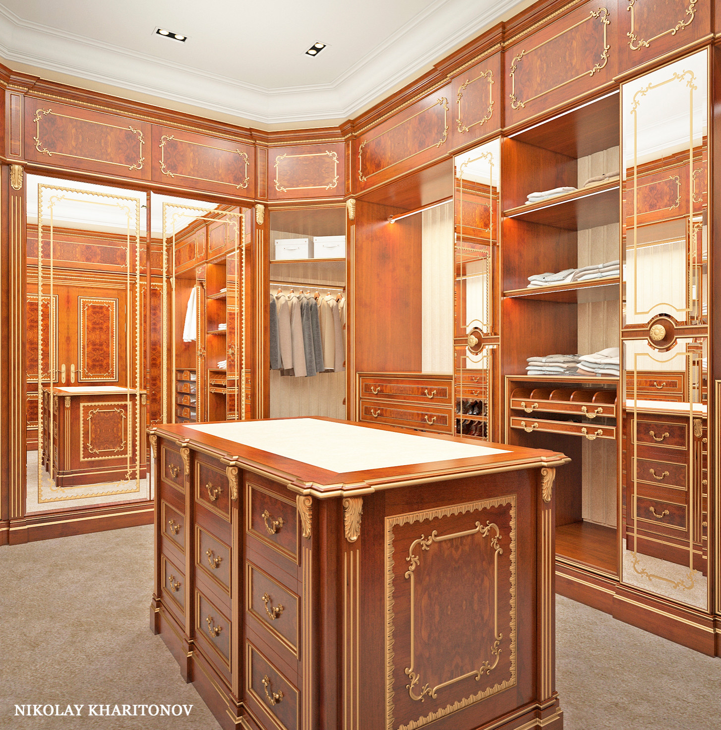 Обложка проекта: Гардеробные
