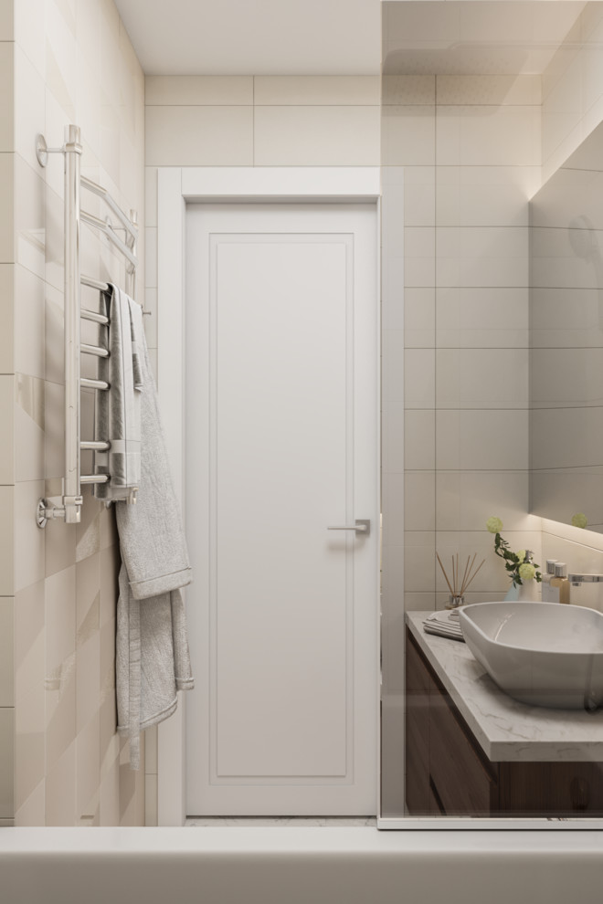 Обложка проекта: Дизайн - проект двухкомнатной "Брежневки" в г. Москва