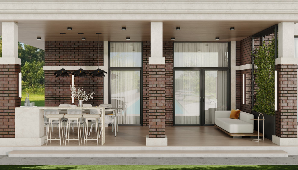 Цокольный этаж дома Тихая роскошь