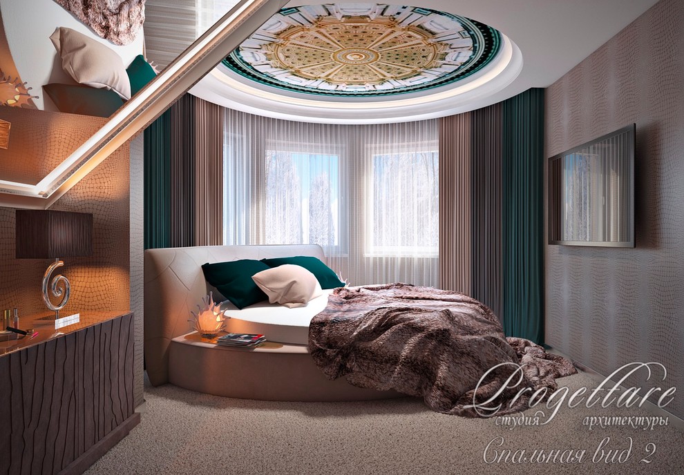 Загородный дом с двухсветной гостиной