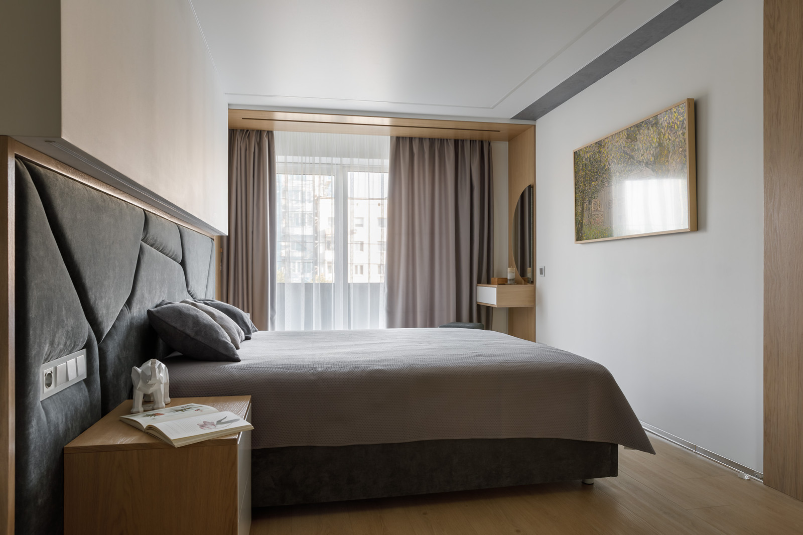 Интерьер трёхкомнатной квартиры в стиле минимализм, г. Калининград