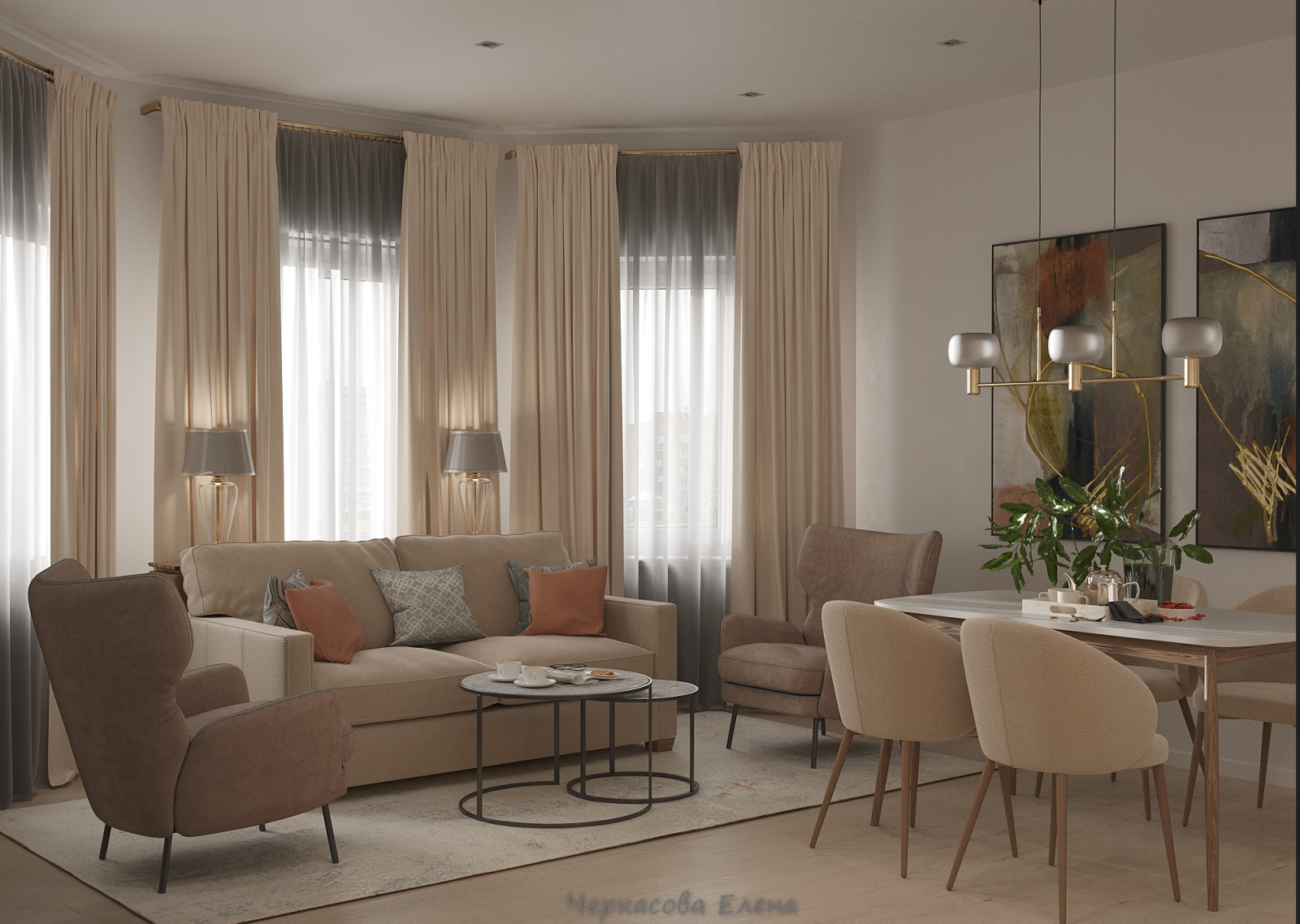 Кухня-гостиная