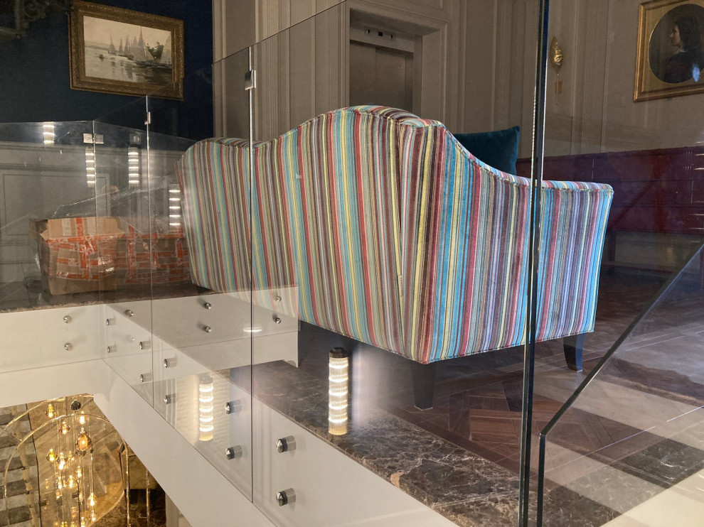 Стеклянные ограждения для лестницы