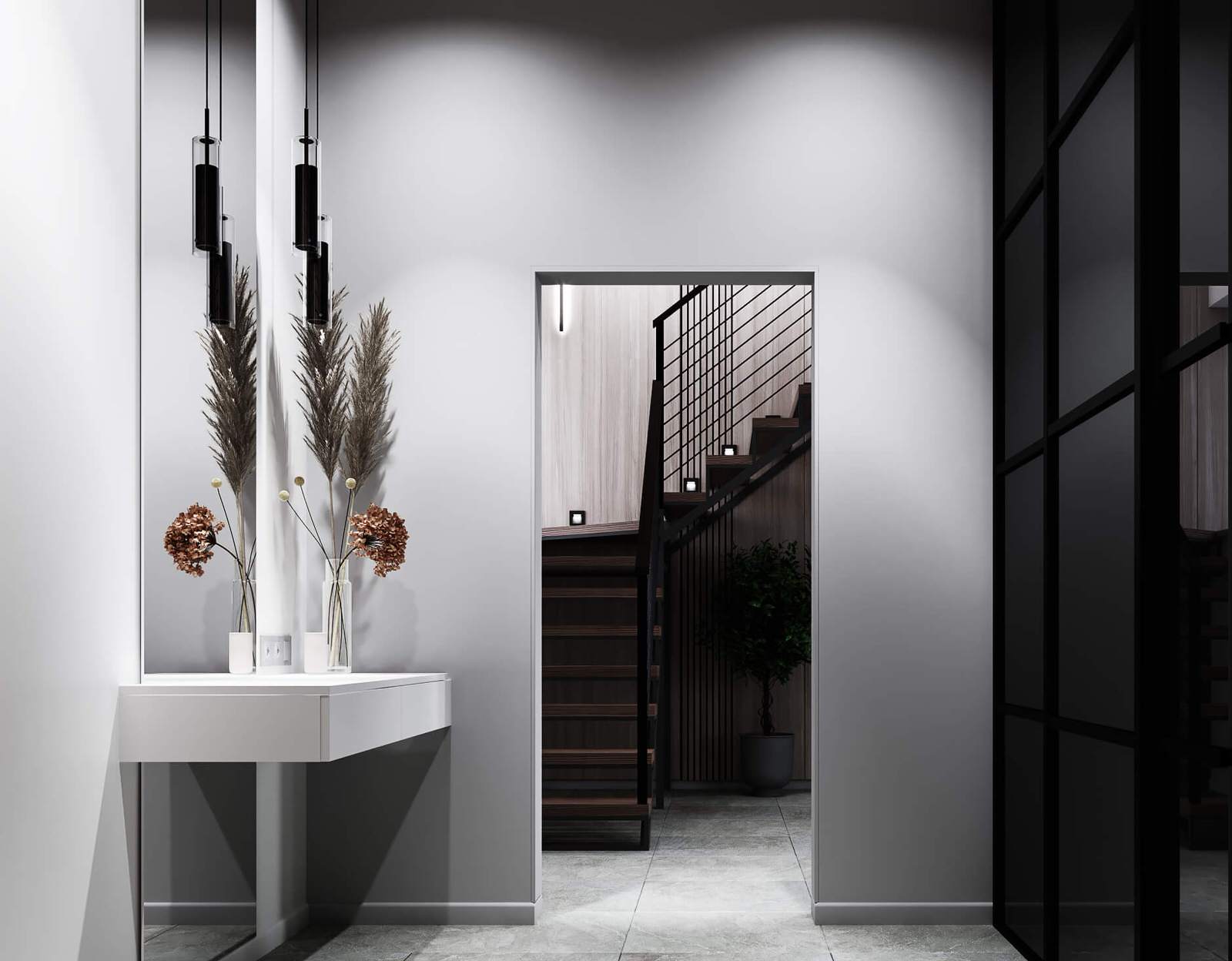 Дом с элементами современного лофта