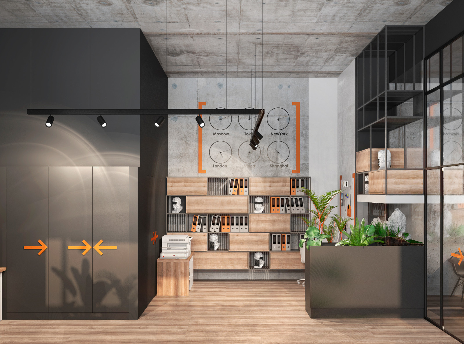 Офис компании, которая занимается строительством