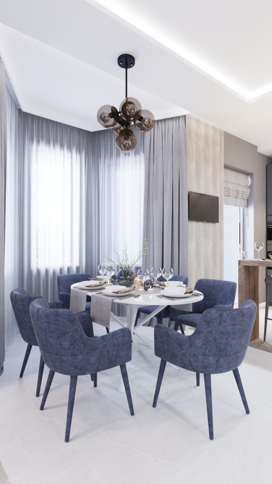 Интерьер частного дома с террасой в Калининградской обл.