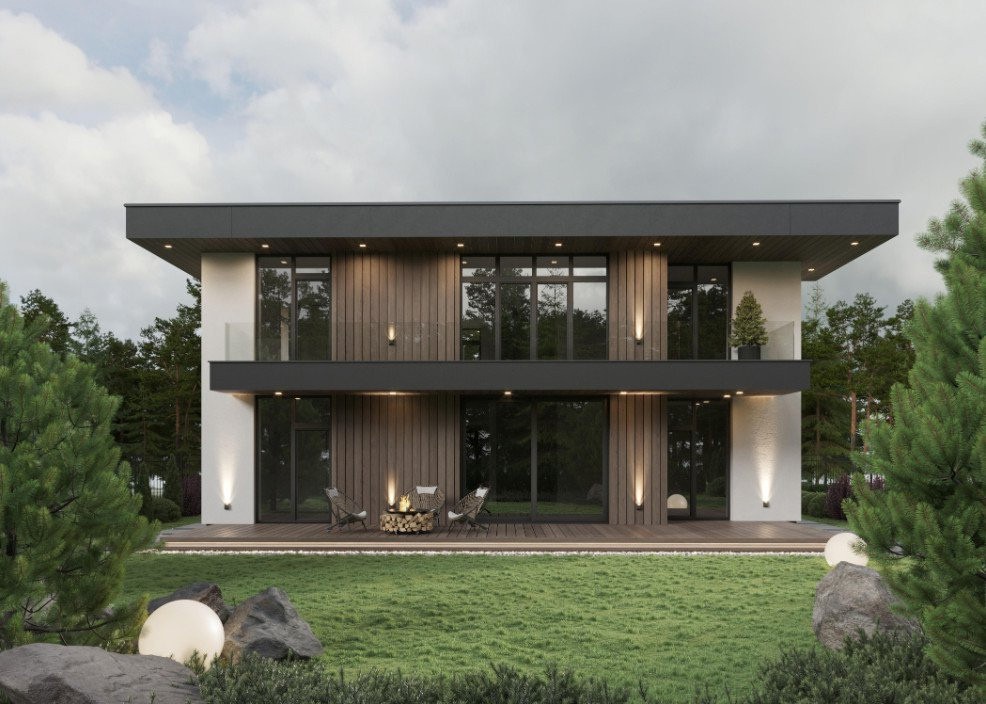 Архитектурный проект индивидуального жилого дома. Московская область, р-н Рамен