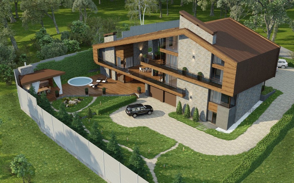 Индивидуальный жилой дом в пригороде Владивостока