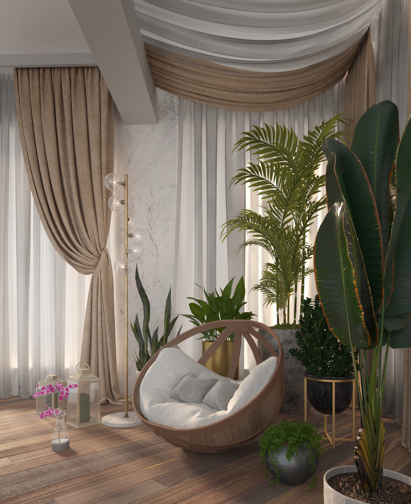 Визуализация зимнего сада