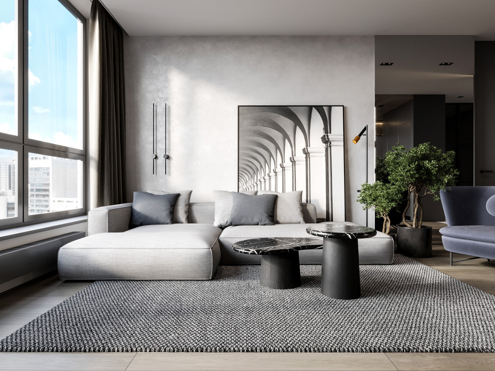 Дизайн-проект 3-комнатной квартиры 81 м2 в ЖК Onyx Deluxe