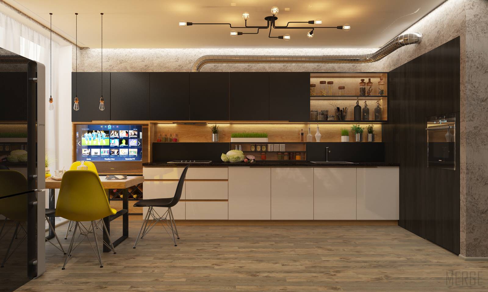 Обложка проекта: Однокомнатная квартира в стиле Loft. Одесса