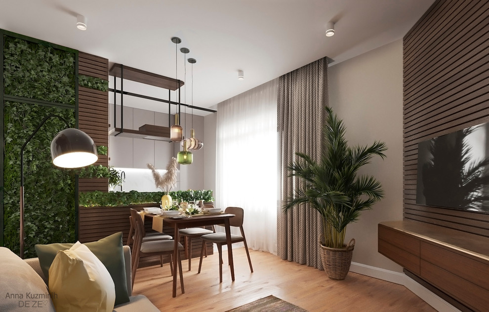 Кухня-гостиная 18.кв.м. Питер