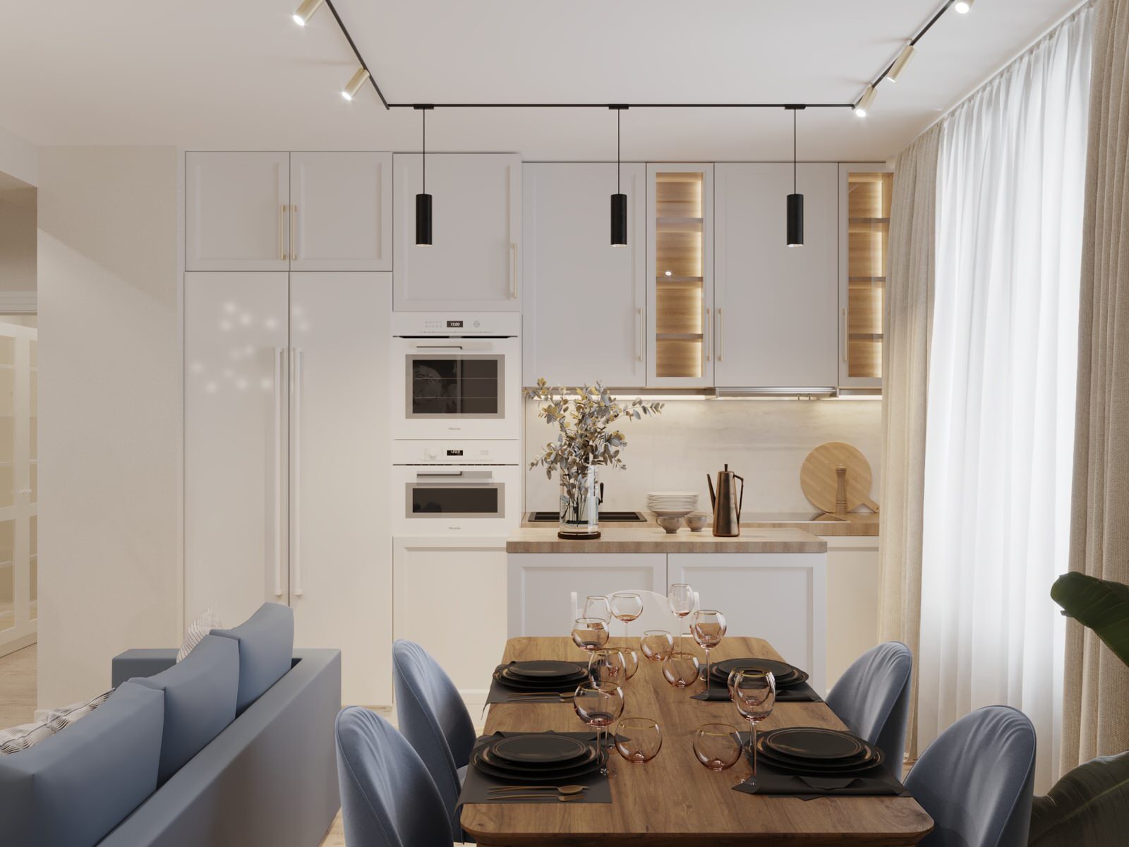 Четырехкомнатная квартира на Варшавской улице